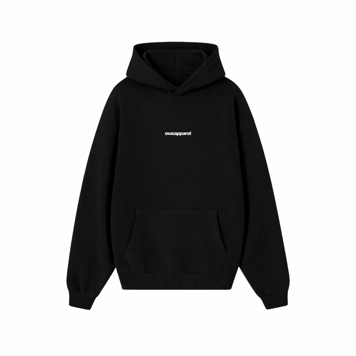 POLERON OVA APPAREL STREET DESIGN NEGRO/BLANCO (PREVENTA)