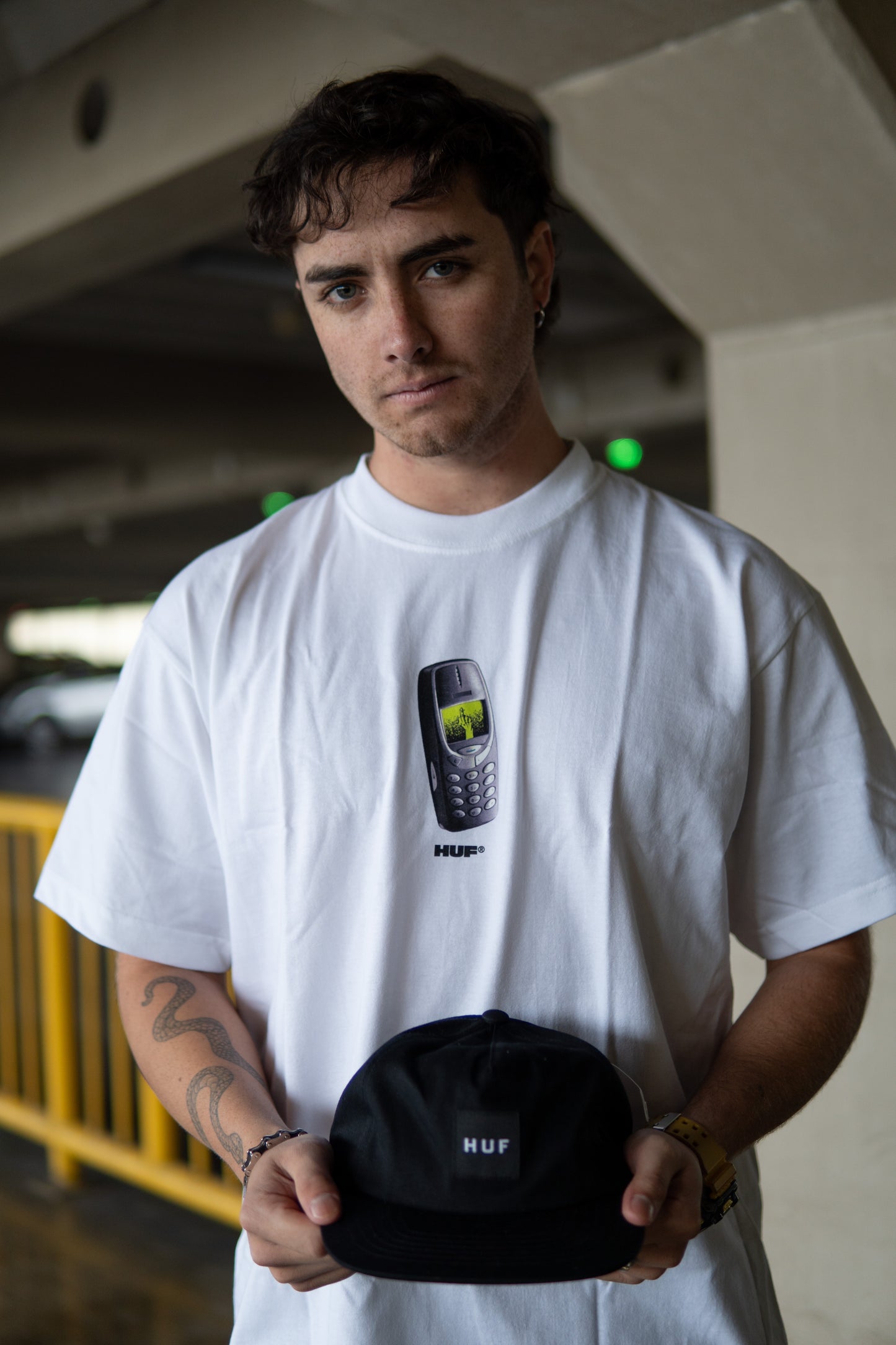 POLERA HUF MISSED CALL BLANCA