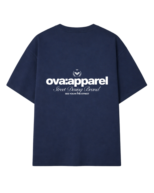 POLERA OVA APPAREL STREET DESIGN AZUL NAVY (PREVENTA)