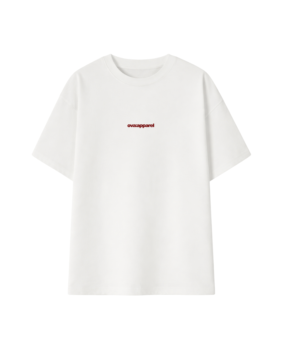 POLERA OVA APPAREL STREET DESIGN BLANCA/BURDEO (PREVENTA)