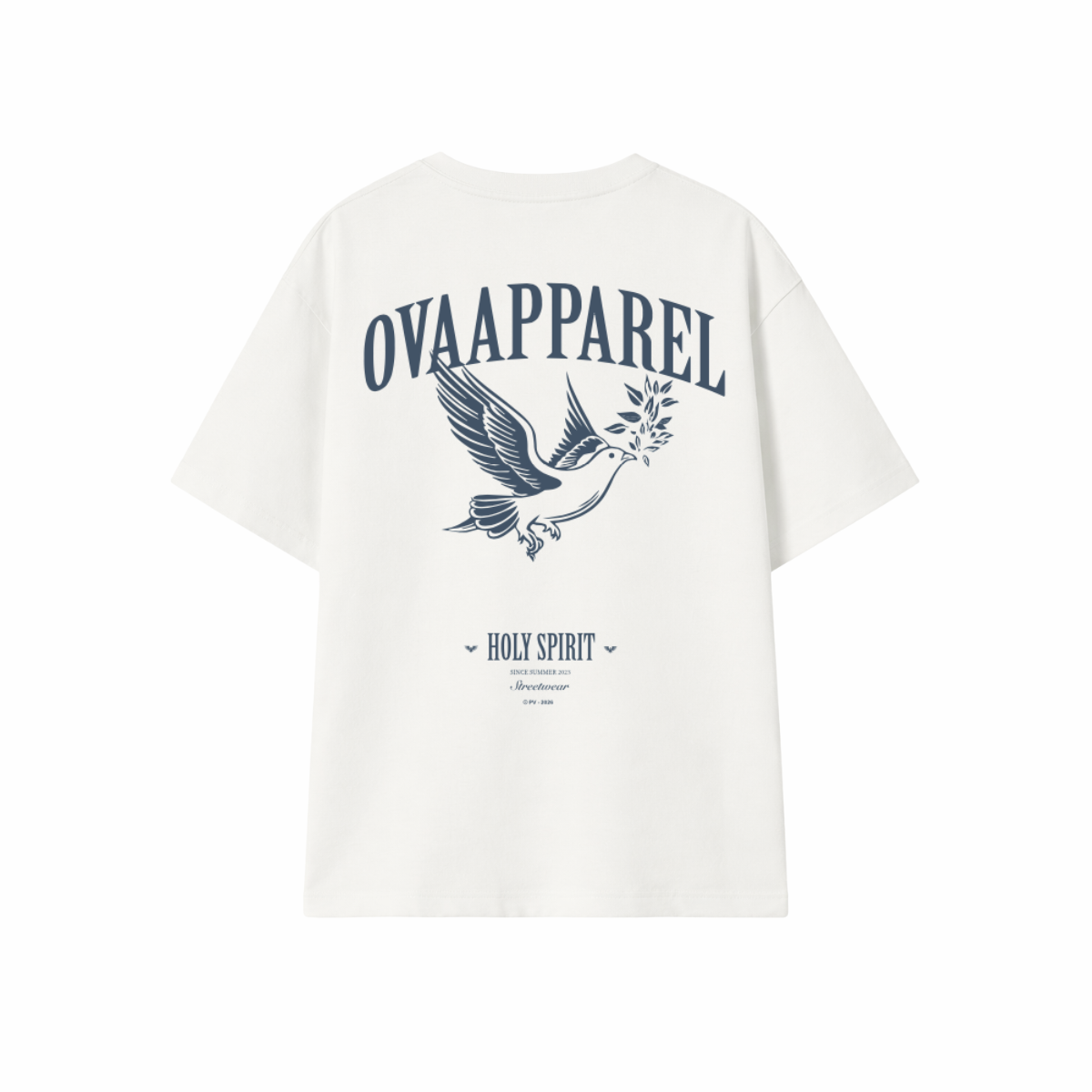 POLERA OVA APPAREL HOLY SPIRIT BLANCA