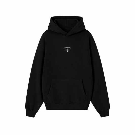 POLERON OVA APPAREL THE CROSS NEGRO