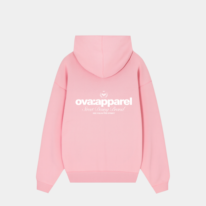 POLERON OVA APPAREL STREET DESIGN ROSADO