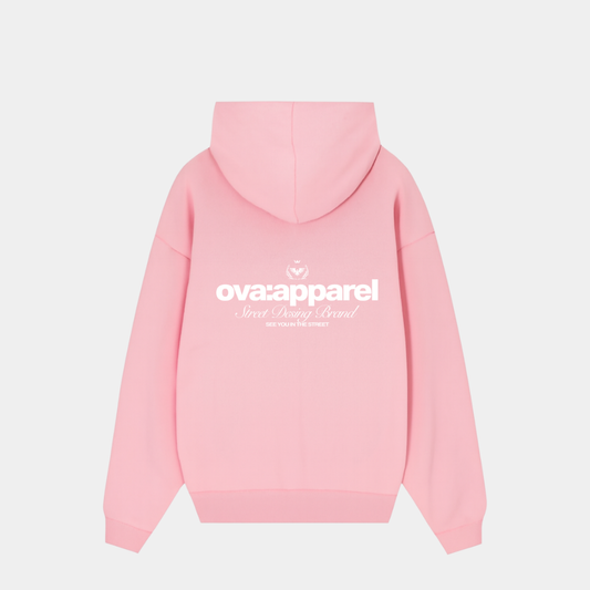 POLERON OVA APPAREL STREET DESIGN ROSADO