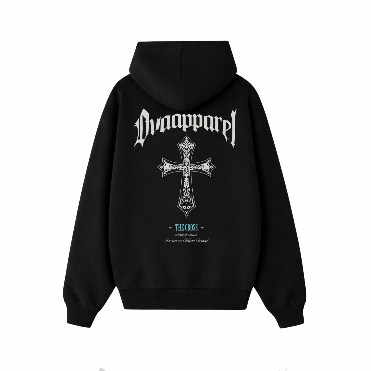 POLERON OVA APPAREL THE CROSS NEGRO