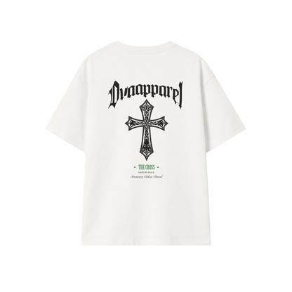 POLERA OVA APPAREL THE CROSS BLANCA