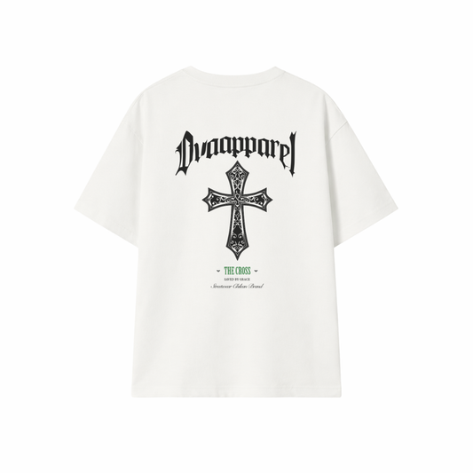 POLERA OVA APPAREL THE CROSS BLANCA
