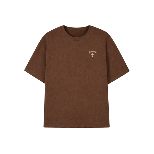 POLERA OVA APPAREL THE CROSS CAFÉ (PREVENTA)