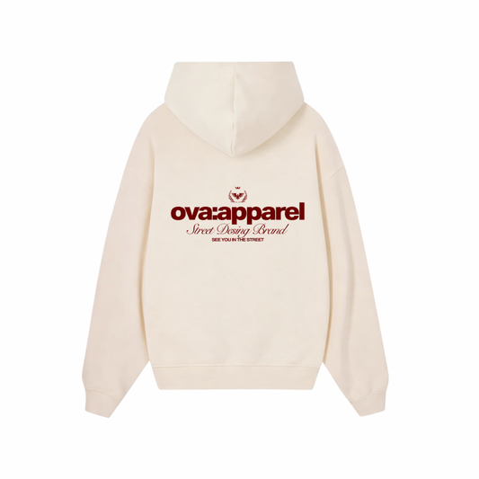 POLERON OVA APPAREL STREET DESIGN CREMA (PREVENTA)