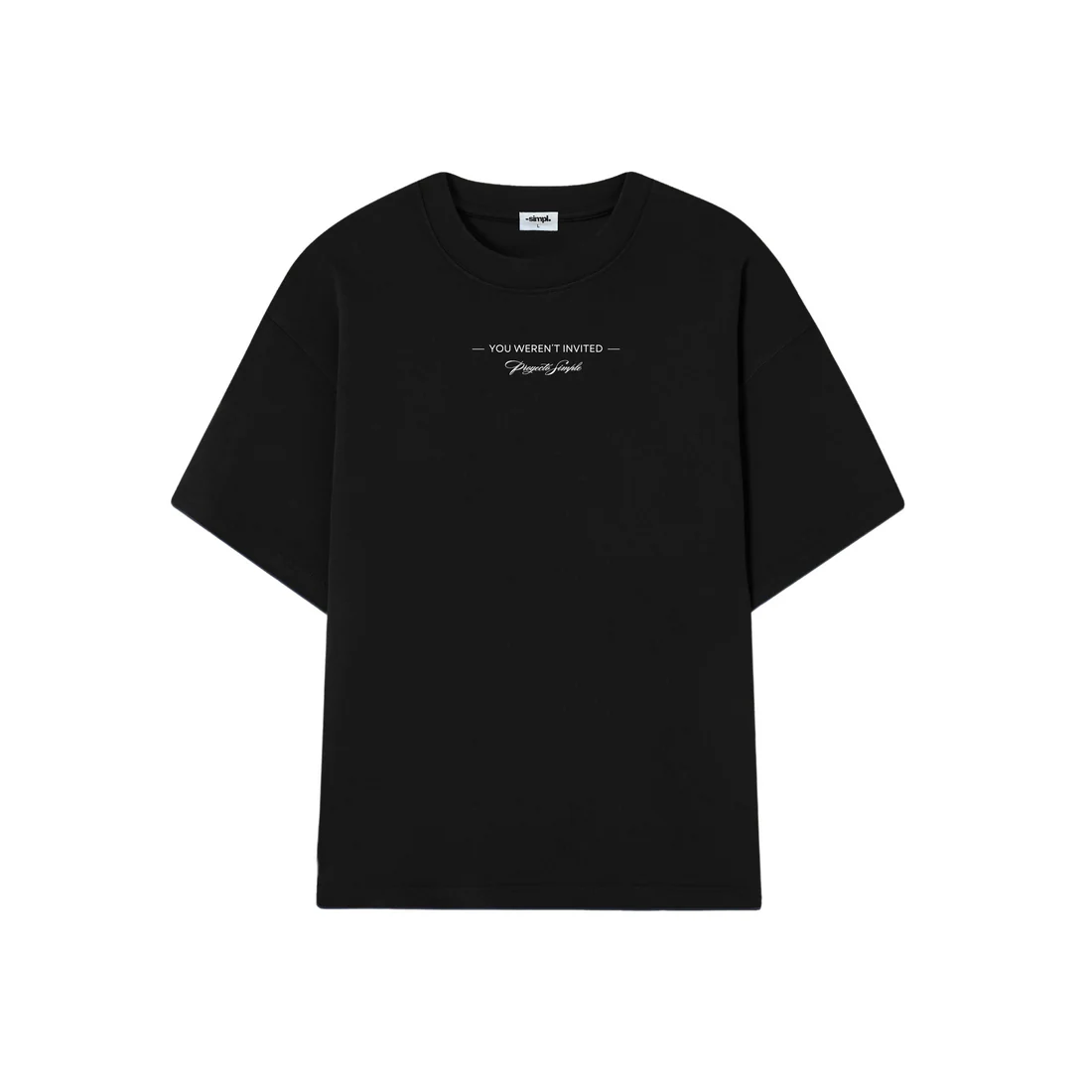 POLERA SIMPL CERTIFIED CLUB NEGRA