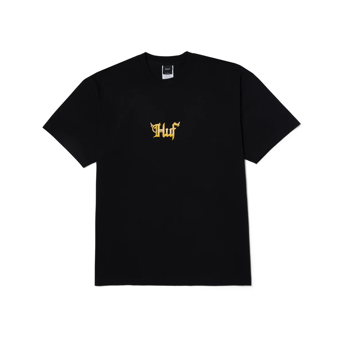 POLERA HUF BIG H NEGRA