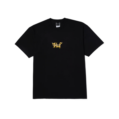 POLERA HUF BIG H NEGRA