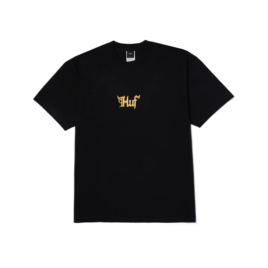 POLERA HUF BIG H NEGRA