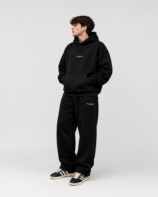 POLERON OVA APPAREL CORE NEGRO (PREVENTA)