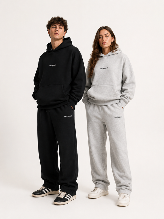 POLERON OVA APPAREL CORE GRIS MELANGE (PREVENTA)