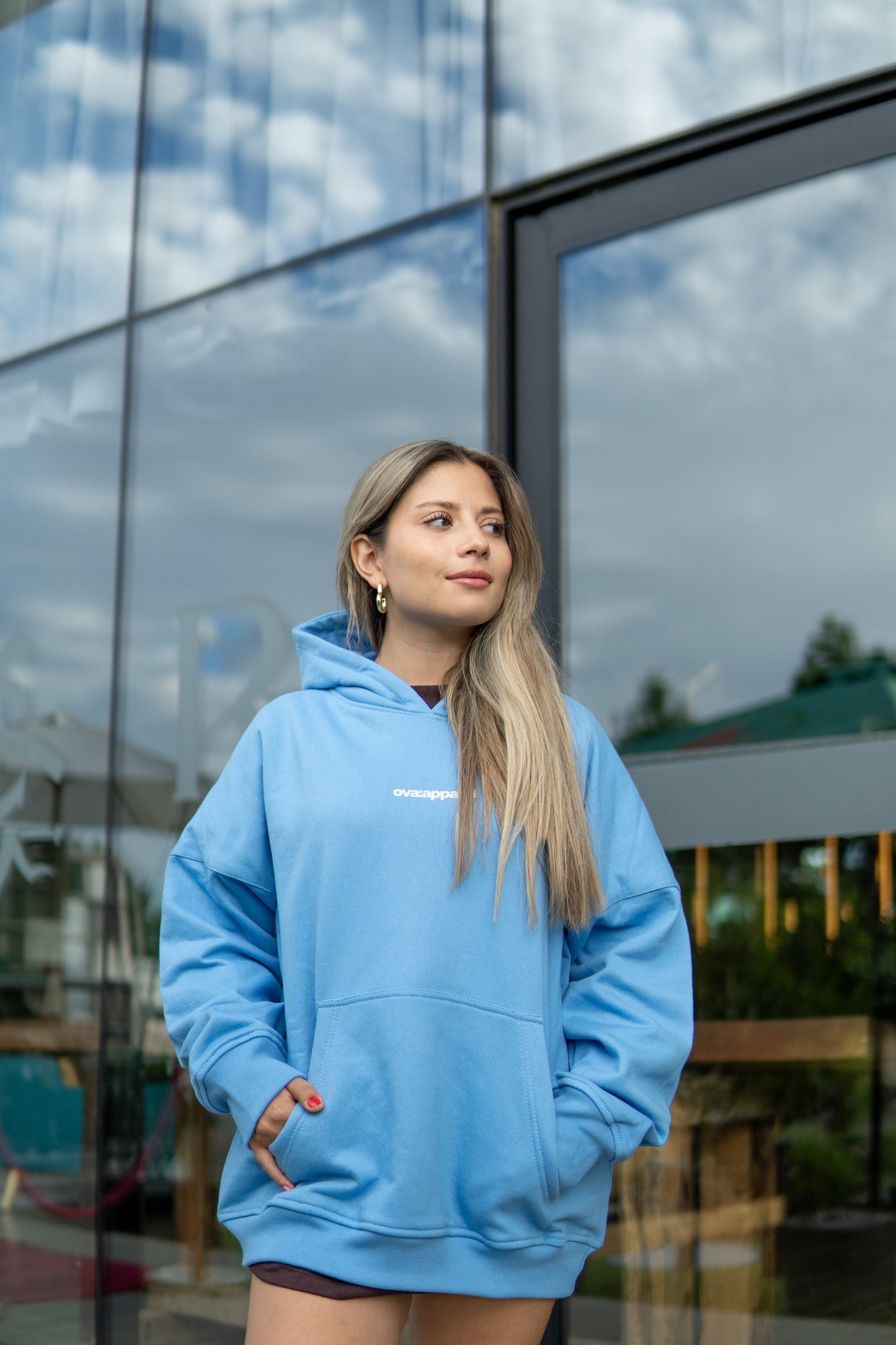 POLERON OVA APPAREL STREET DESIGN CELESTE