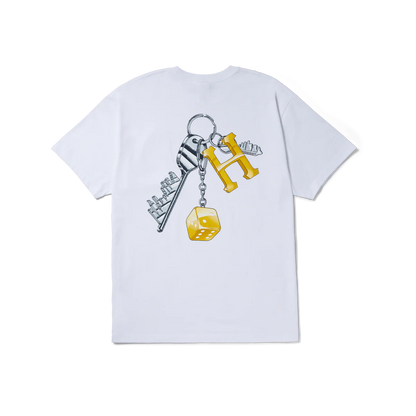 POLERA HUF KEYS TO THE CITY BLANCA