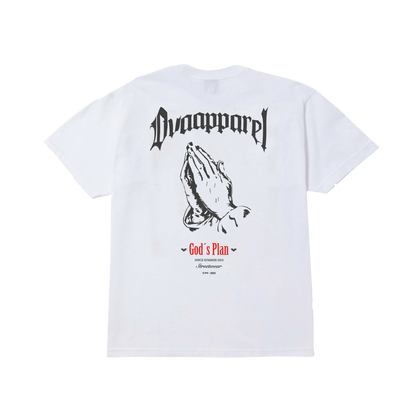 POLERA OVA APPAREL GOD´S PLAN BLANCA