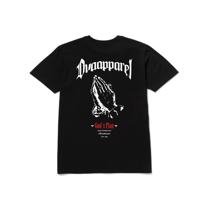 POLERA OVA APPAREL GOD´S PLAN NEGRA