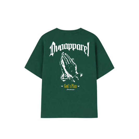 POLERA OVA APPAREL GOD´S PLAN VERDE