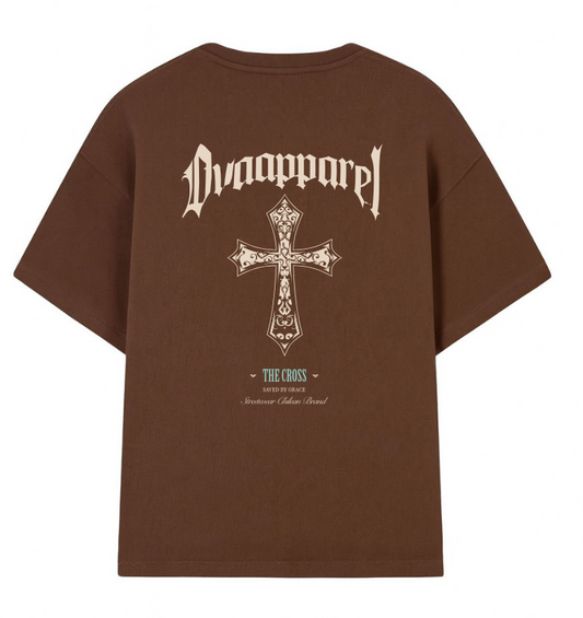 POLERA OVA APPAREL THE CROSS CAFÉ (PREVENTA)